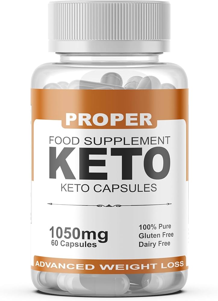 Proper Keto - Natural Weight Management - 60 Capsules - Vegan,Support for  Men & Women - 1 Month Supply - Supplement Heaven